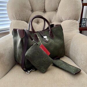 NEW Auth DOONEY & BOURKE Donegal Cresy Double Handle Satchel Tote Bag
